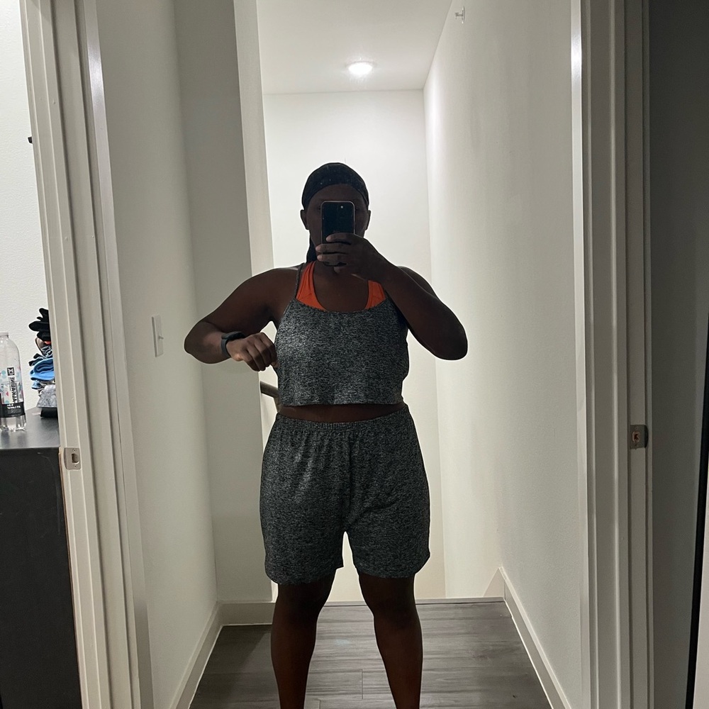 Gray Workout Set - Picture 2 of 3